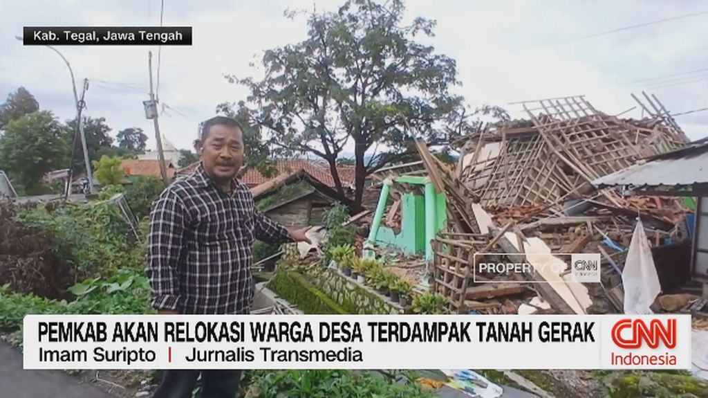 VIDEO: Pemkab Tegal Akan Relokasi Warga Desa Terdampak Tanah Gerak