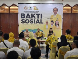 HUT Fraksi, Sarmuji Targetkan Suara Golkar Naik 20% di 2029