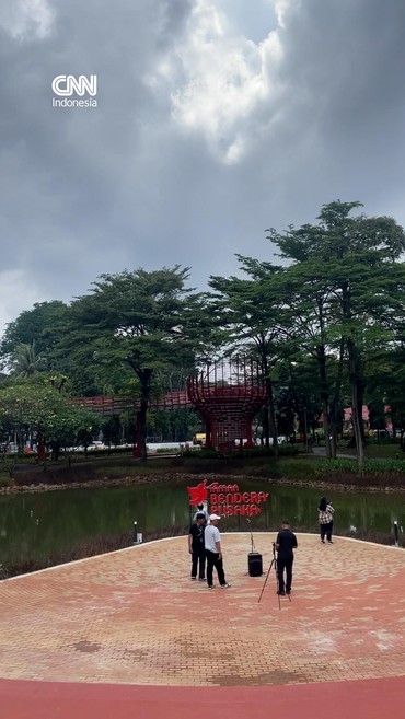 Penampakan Taman Bendera Pusaka, Ada Lapangan Padel hingga Bulutangkis