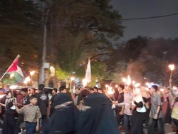 Pawai Obor Sambut Ramadan di Medan Usung Tema Lekas Pulih Sumatra