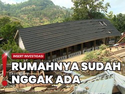 Pergeseran Tanah di Tegal, Pesantren-Rumah Warga Luluh Lantak 