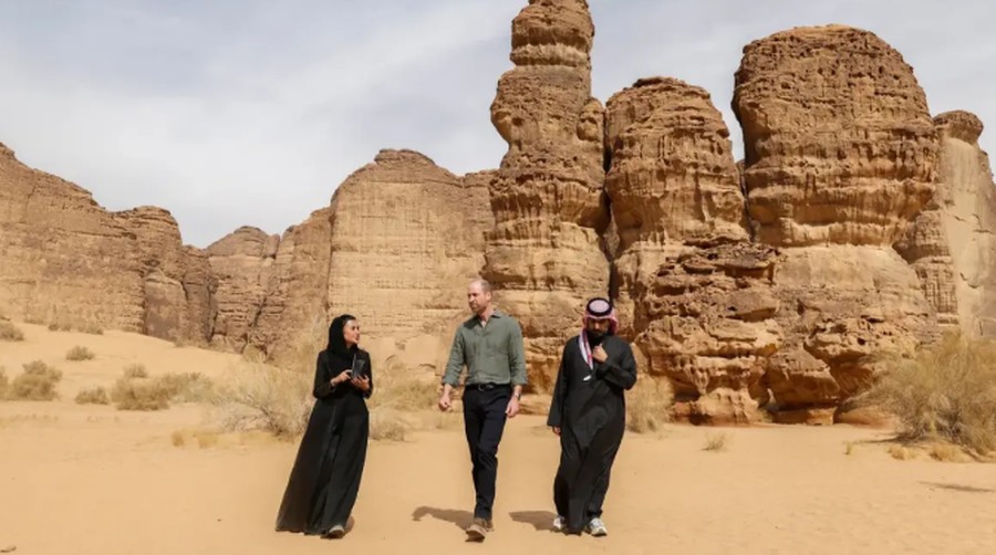 Pangeran William pertama kali ke Arab Saudi