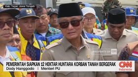 VIDEO: Pemerintah Siapkan 12 Hektar Huntara Korban Tanah Bergerak
