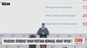 VIDEO: Prabowo: Efisiensi Tahun Pertama Berhasil Hemat Rp. 308 T