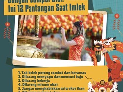 12 Pantangan saat Imlek, Bikin Sial Kalau Dilanggar