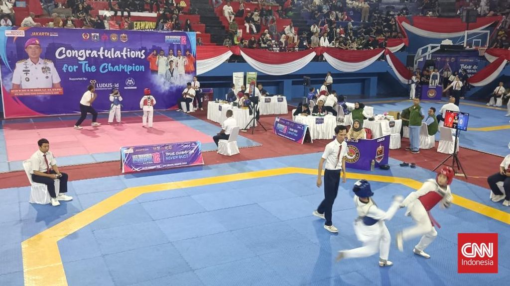 Ribuan Atlet Muda Taekwondo Unjuk Gigi di Liga Jakarta XII