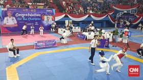 Ribuan Atlet Muda Taekwondo Unjuk Gigi di Liga Jakarta XII