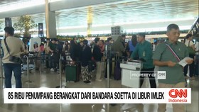 VIDEO: 85 Ribu Penumpang Berangkat Dari Bandara Soetta di Libur Imlek