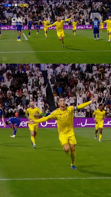 Hentikan Aksi Mogok, Ronaldo Cetak Gol Lawan Al Fateh