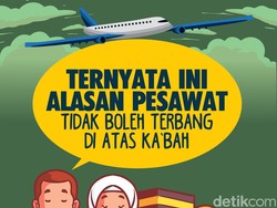 Alasan Pesawat Tidak Boleh Terbang di Atas Kabah