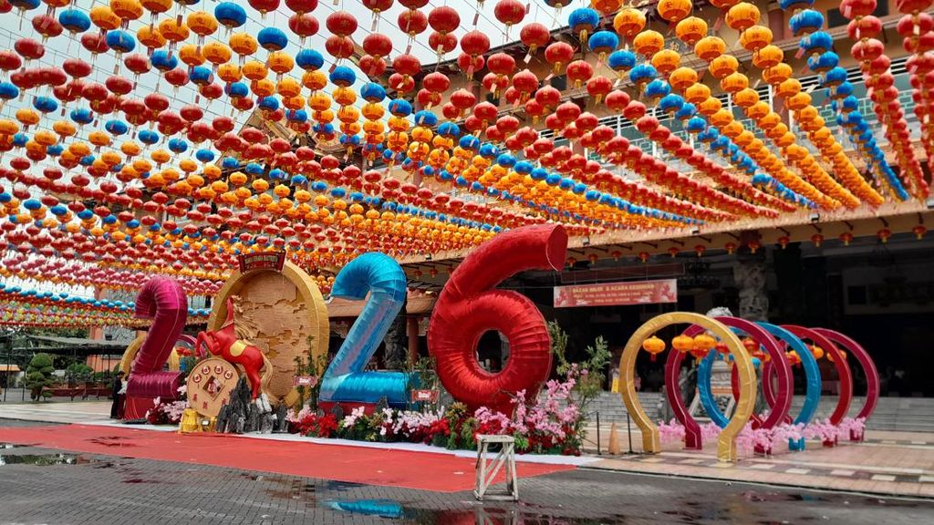 Sambut Imlek, Maha Vihara Maitreya Medan Doakan Perdamaian Dunia