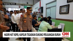 VIDEO: Hadiri HUT KSPSI, Kapolri Tegaskan Dukung Perjuangan Buruh
