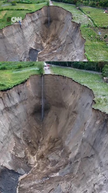 Penampakan Lubang Raksasa di Aceh, Meluas Hingga 3 Hektare