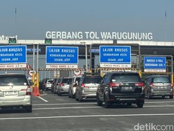 Long Weekend Imlek, Arus Kendaraan di GT Warugunung Meningkat