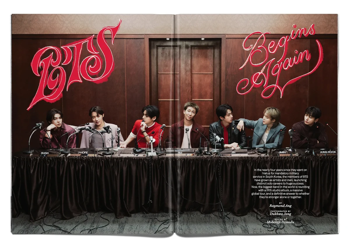 BTS menghiasi majalah GQ edisi Maret 2026