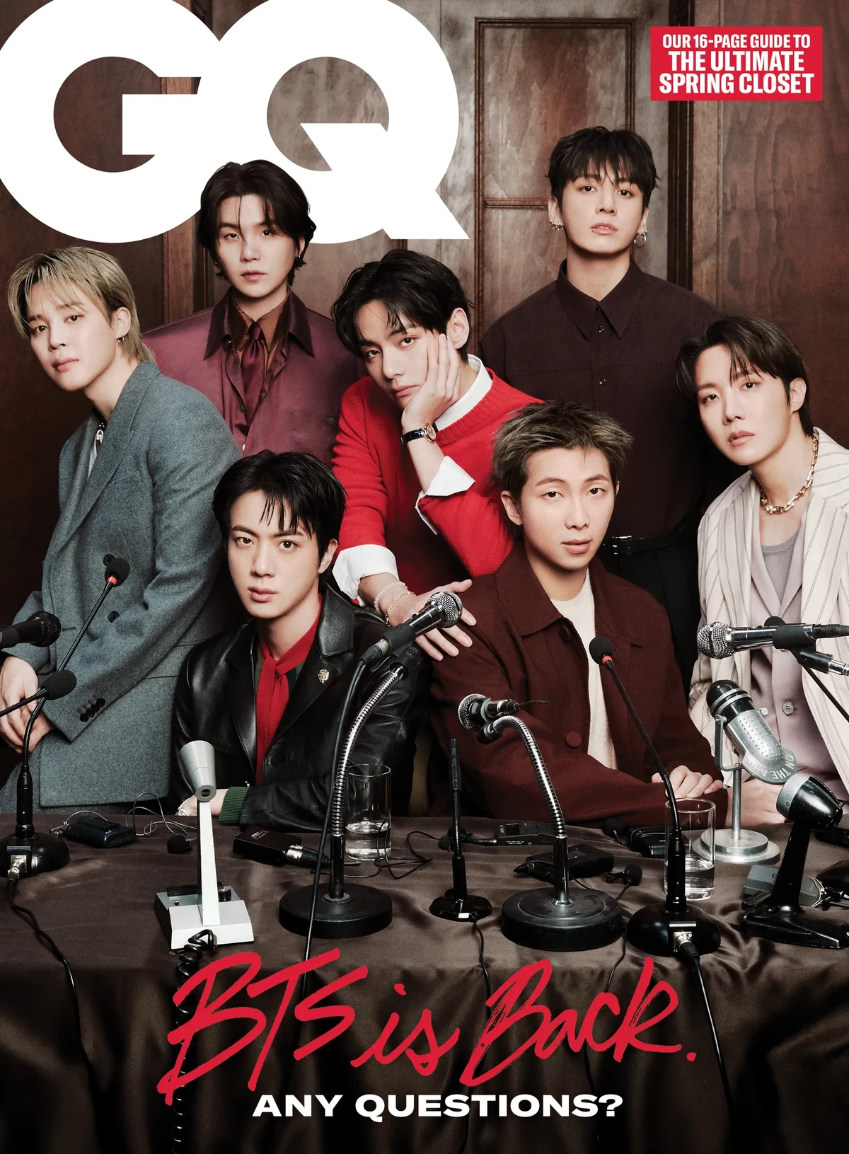 BTS menghiasi majalah GQ edisi Maret 2026