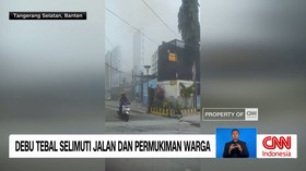 VIDEO: Debu Tebal Selimuti Jalan dan Permukiman Warga Tangsel