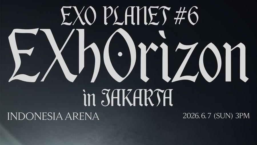 Poster konser EXO PLANET 6 - EXhOrizon in JAKARTA&period;