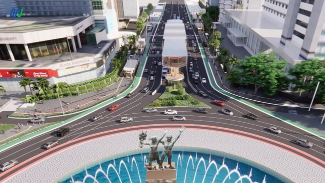 Ada MRT, Kawasan Bundaran HI Disulap Bak di Singapura