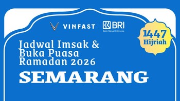 INFOGRAFIS: Jadwal Imsak dan Buka Puasa Ramadan 2026 Semarang