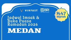 INFOGRAFIS: Jadwal Imsak dan Buka Puasa Ramadan 2026 Medan