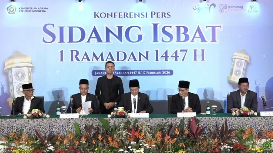 Konferensi pers sidang isbat &lpar;dok&period; YouTube Kemenag&rpar;