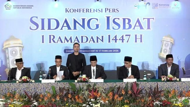 Hasil Sidang Isbat, Pemerintah Tetapkan 1 Ramadan pada Kamis 19 Februari