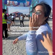 POV: nganterin bestie ke event lari karena tiap hari berisik ngajak lari terus