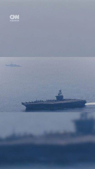 Kapal Induk dan Armada Tempur AS di Laut Arab, Siaga Serang Iran