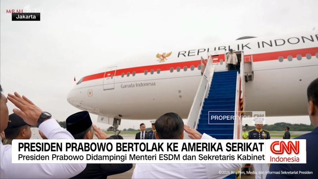 VIDEO: Presiden Prabowo Bertolak ke Amerika Serikat