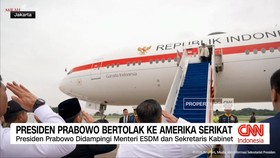 VIDEO: Presiden Prabowo Bertolak ke Amerika Serikat