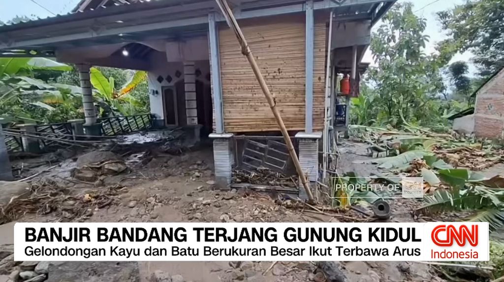 VIDEO: Banjir Bandang Terjang Gunung Kidul