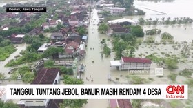 VIDEO: Banjir Meluas di Demak, Jalur Provinsi Terputus