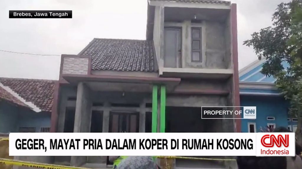 VIDEO: Geger Mayat Pria dalam Koper di Rumah Kosong