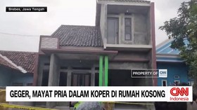 VIDEO: Geger Mayat Pria dalam Koper di Rumah Kosong