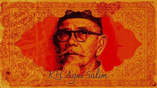 Haji Agus Salim seorang pahlawan yang berperan penting dalam diplomasi kemerdekaan Indonesia. Ia dijuluki sebagai 'The Grand Old Man'.