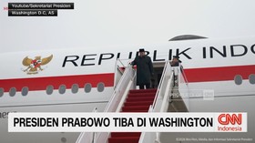 VIDEO: Presiden Prabowo Tiba di Washington D.C.