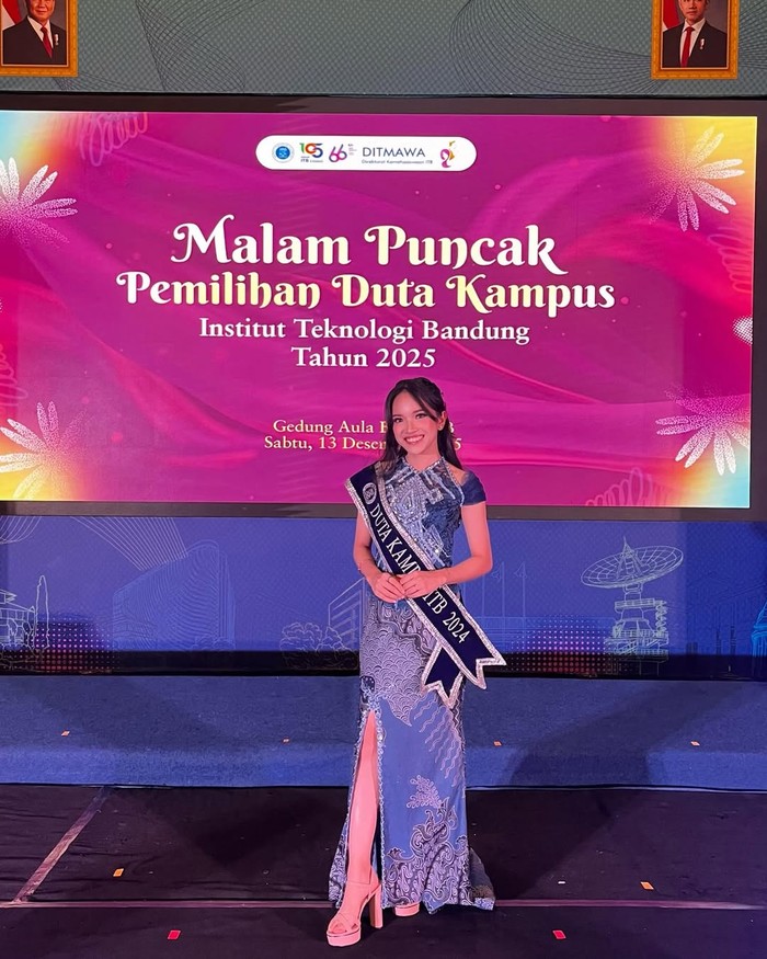 Sebelum terjun ke dunia modeling di TGC Jakarta 2025, There rupanya mengemban tugas sebagai Duta Kampus Persahabatan dan Well-being 2024 di ITB.