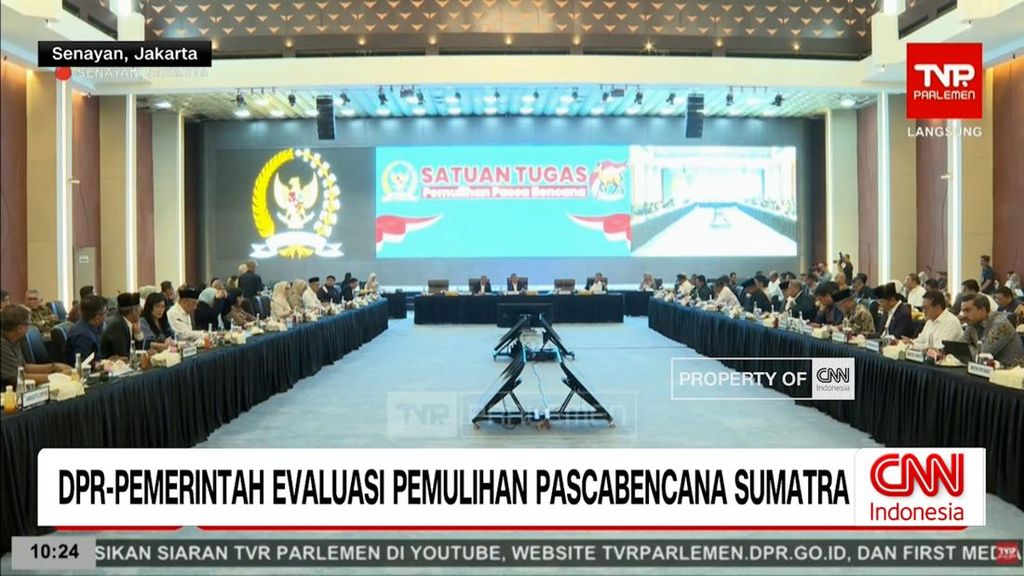 VIDEO: DPR dan Pemerintah Evaluasi Pemulihan Pascabencana Sumatra