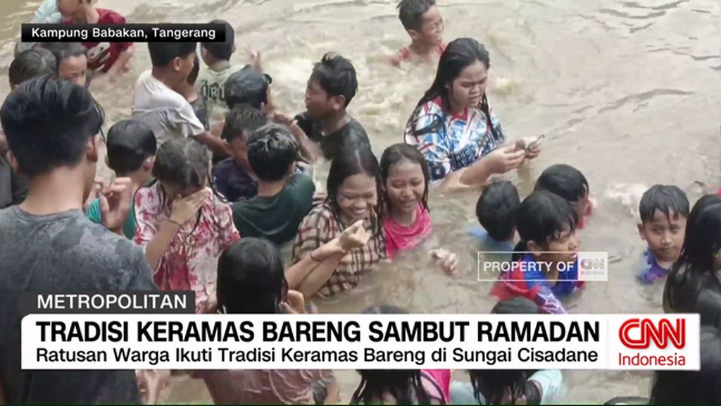 VIDEO: Tradisi Keramas Bareng Sambut Ramadan