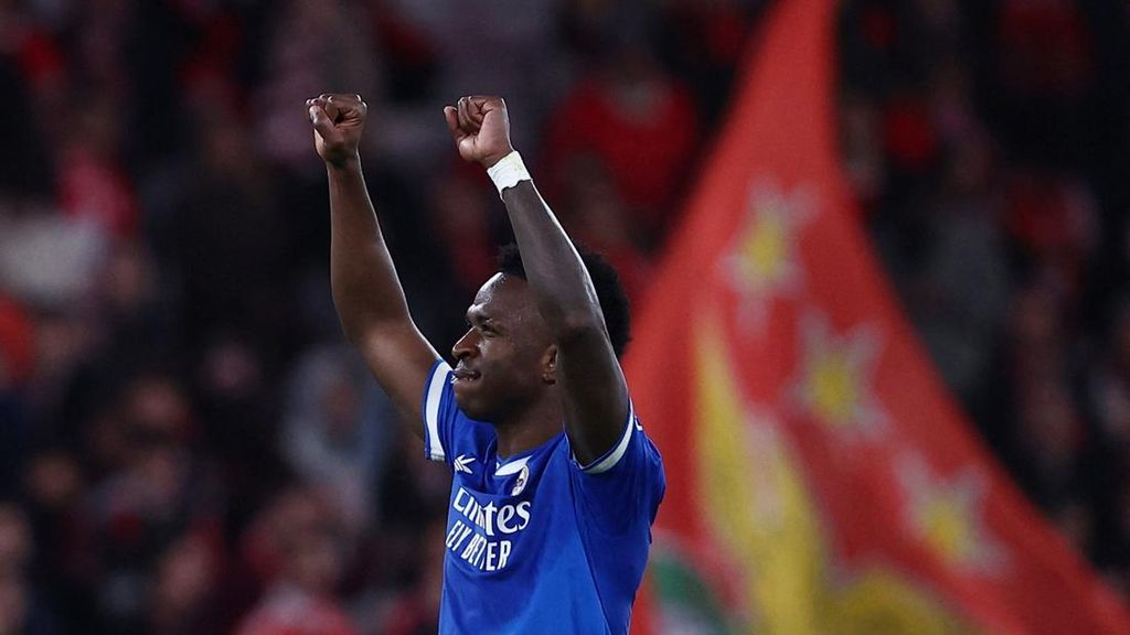 Kata-kata Vinicius Usai Diduga Diejek Monyet oleh Pemain Benfica