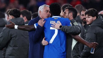 Mourinho Dicap Munafik Gara-gara Salahkan Selebrasi Vinicius