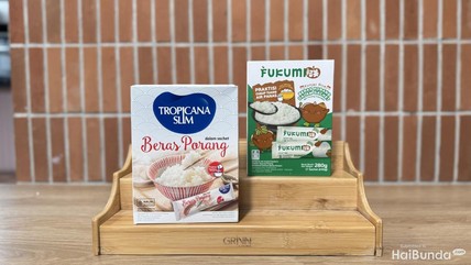Review Beras Porang Fukumi & Tropicana Slim, Praktis Tinggal Seduh