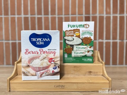 Review Beras Porang Fukumi & Tropicana Slim, Praktis Tinggal Seduh