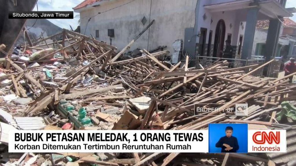 VIDEO: Bubuk Petasan Meledak, 1 Orang Tewas