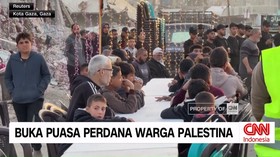 VIDEO: Buka Puasa Perdana Warga Palestina