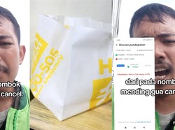 Pelanggan Ogah Bayar Tas Belanja HokBen, Ojol Ini Pilih Batalkan Order