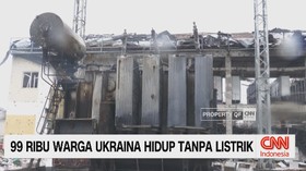 VIDEO: 99 Ribu Warga Ukraina Hidup Tanpa Listrik