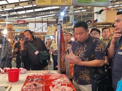 Awal Ramadan, Satgas Pangan Polda Metro Cek Harga Bahan Pokok di Pasar Koja