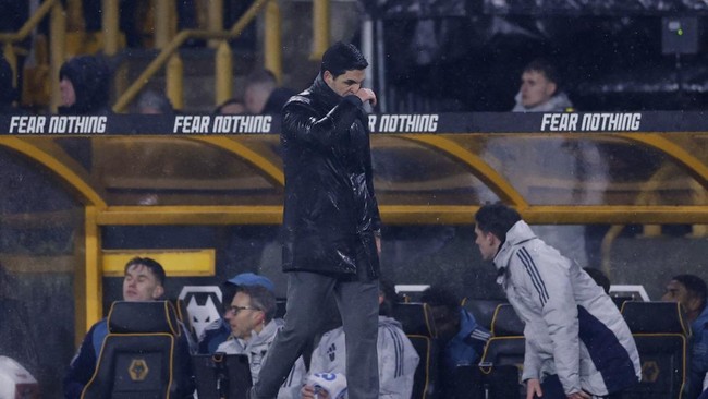 Pelatih Arsenal, Mikel Arteta, terang-terangan mengungkap ketidakpuasan setelah anak asuhnya hanya bermain imbang melawan Wolverhampton Wanderers.
